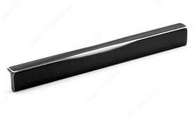 192mm CTC Rectangular Industrial Edge Pull - Metallic brushed Black