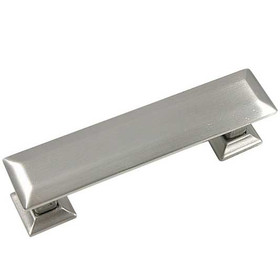 3" CTC Poise Pull with Back Plate - Satin Nickel