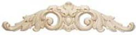 Carved Onlay, acanthus, cherry, 20 x 4-1/2 x 5/8"