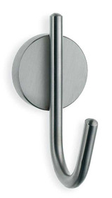 17mm CTC Short Concealed Mount Hook - Brushed Stainless Steel