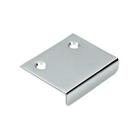 1-1/4" CTC Tab Mirror Pull - Polished Chrome