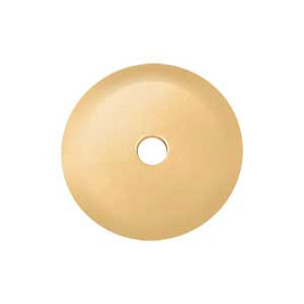 1-1/4" Dia. Round Knob Backplate - PVD Polished Brass
