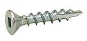 Screw Zip-R, steel, zinc-plated, flat countersunk head, T17, squ - Box of 1000 - 1070941