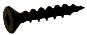Screw Zip-R, steel, black oxide, flat countersunk head, T17, squ - Box of 1000 - 1070043