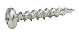 Screw Zip-R, steel, zinc-plated, pan head, T17, phillips drive, - Box of 1000 - 1083941