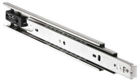 Ball Bearing Slide, Accuride EW3832SC, self-closing, full extension, steel, epoxy-coated white, 100 lbs, 20" - 42259751