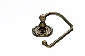 Top Knobs - Bath Tissue Hook - German Bronze - Rope Back Plate (TKED4GBZF)