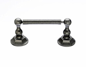 Top Knobs - Bath Tissue Holder - Antique Pewter - Hex Back Plate (TKED3APB)