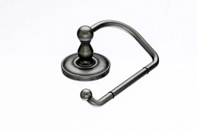 Top Knobs - Bath Tissue Hook - Antique Pewter - Plain Back Plate (TKED4APD)