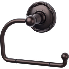 Top Knobs - Bath Tissue Hook - Oil Rubbed Bronze - Ribbon Back Plate (TKED4ORBE)