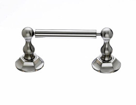 Top Knobs - Bath Tissue Holder - Brushed Satin Nickel - Hex Back Plate (TKED3BSNB)