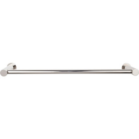 Top Knobs - Bath Single Towel Rod - Polished Nickel (TKHOP10PN)