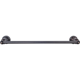 Top Knobs - Bath Single Towel Rod - Tuscan Bronze (TKHUD10TB)