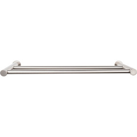 Top Knobs - Bath Double Towel Rod - Brushed Satin Nickel (TKHOP11BSN)