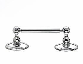 Top Knobs - Bath Tissue Holder - Polished Chrome - Oval Back Plate (TKED3PCC)