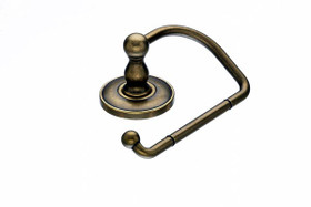 Top Knobs - Bath Tissue Hook - German Bronze - Plain Back Plate (TKED4GBZD)