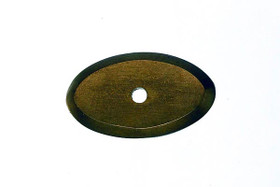 Top Knobs - Aspen Oval Backplate  - Light Bronze (TKM1441)