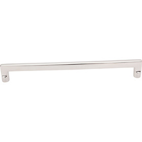 Top Knobs - Aspen II Flat Sided Pull 12" (c-c) - Polished Nickel (TKM1983)