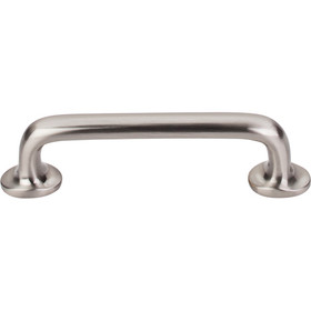 Top Knobs - Aspen II Rounded Pull 4" (c-c) - Brushed Satin Nickel (TKM1987)