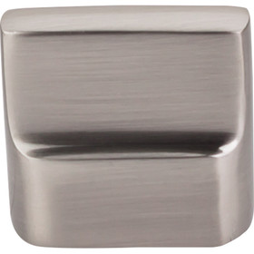 Top Knobs - Aspen II Flat Sided Knob 7/8" (c-c) - Brushed Satin Nickel (TKM2050)