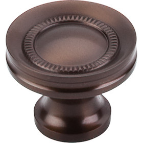 Top Knobs - Button Faced Knob  - Oil Rubbed Bronze (TKM755)