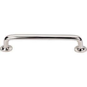 Top Knobs - Aspen II Rounded Pull 6" (c-c) - Polished Nickel (TKM1992)