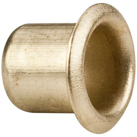 Polished Brass 1/4" Grommet for 7 mm Hole