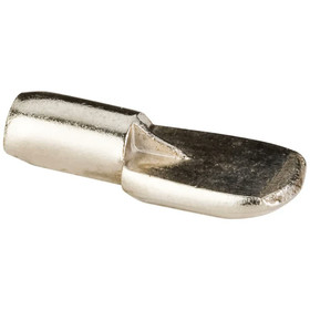 Bright Nickel 5 mm Pin Spoon Shelf Support with Anti-Slide Barb
