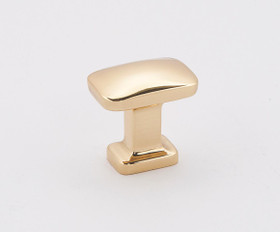 Alno | Cloud - 1" Knob in Unlacquered Brass (A252-1-PB/NL)