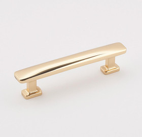 Alno | Cloud - 4" Pull in Unlacquered Brass (A252-4-PB/NL)