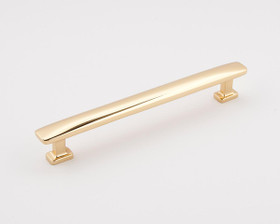 Alno | Cloud - 6" Pull in Polished Brass (A252-6-PB)