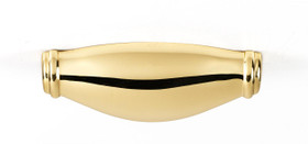 Alno | Charlie's - 3" Cup Pull in Polished Brass (A626-3-PB)