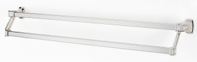 Alno | Cube - 31" Double Towel Bar in Polished Nickel (A6525-31-PN)