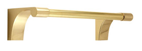 Alno | Luna - 8" Guest Towel Bar in Unlacquered Brass (A6820-8-PB/NL)