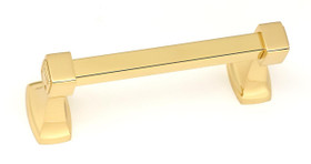 Alno | Cube - Swing Tissue Holder in Polished Brass (A6562-PB)