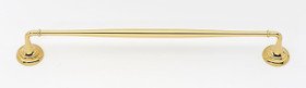 Alno | Charlie's - 18" Towel Bar in Polished Brass (A6720-18-PB)