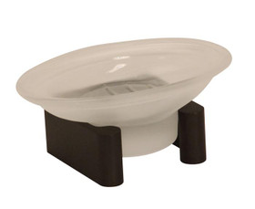 Counter Top Soap Dish W/ Glassware (ALNA6835-BRZ)