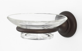 Alno | Charlie's - Soap Holder with Dish in Chocolate Bronze (A6730-CHBRZ)