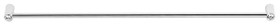 Alno | Contemporary Crystal - 18" Crystal Pull in Polished Chrome (CD715-18-PC)