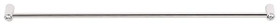 Alno | Contemporary Crystal - 18" Crystal Pull in Polished Nickel (CD715-18-PN)