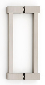 Alno | Contemporary II - 6" Back To Back Pulls in Satin Nickel (G718-6-SN)