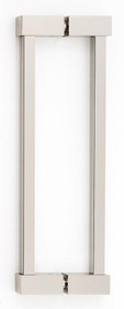 Alno | Contemporary II - 8" Back To Back Pulls in Polished Nickel (G718-8-PN)