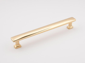 Alno | Cloud - 8" Pull Appliance / Drawer Pull in Unlacquered Brass (D252-8-PB/NL)