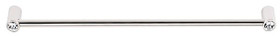 Alno | Contemporary Crystal - 12" Crystal Pull in Polished Nickel (CD715-12-PN)