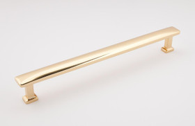 Alno | Cloud - 12" Appliance / Drawer Pull in Unlacquered Brass (D252-12-PB/NL)