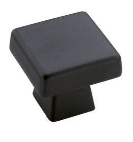 Amerock BLACKROCK 1 1/3" Square Knob (AMR-BP55271-BBR)