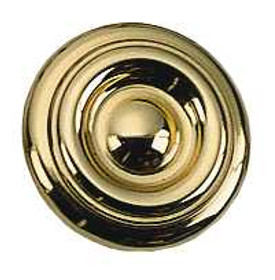 Polished Brass Traditional Cabinet Knob (BAC07K5660PB)