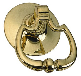 Polished Brass Traditional Drop Pull (BAC07P4560PB)