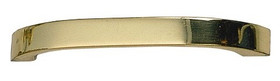 Polished Brass Contemporary Curved Pull (BAC03P6620PB)