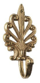 Polished Brass European Robe Hook (BAB04C5280PB)